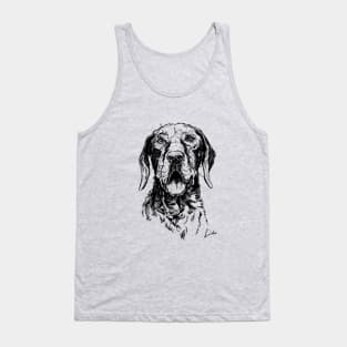 Vizsla head Tank Top